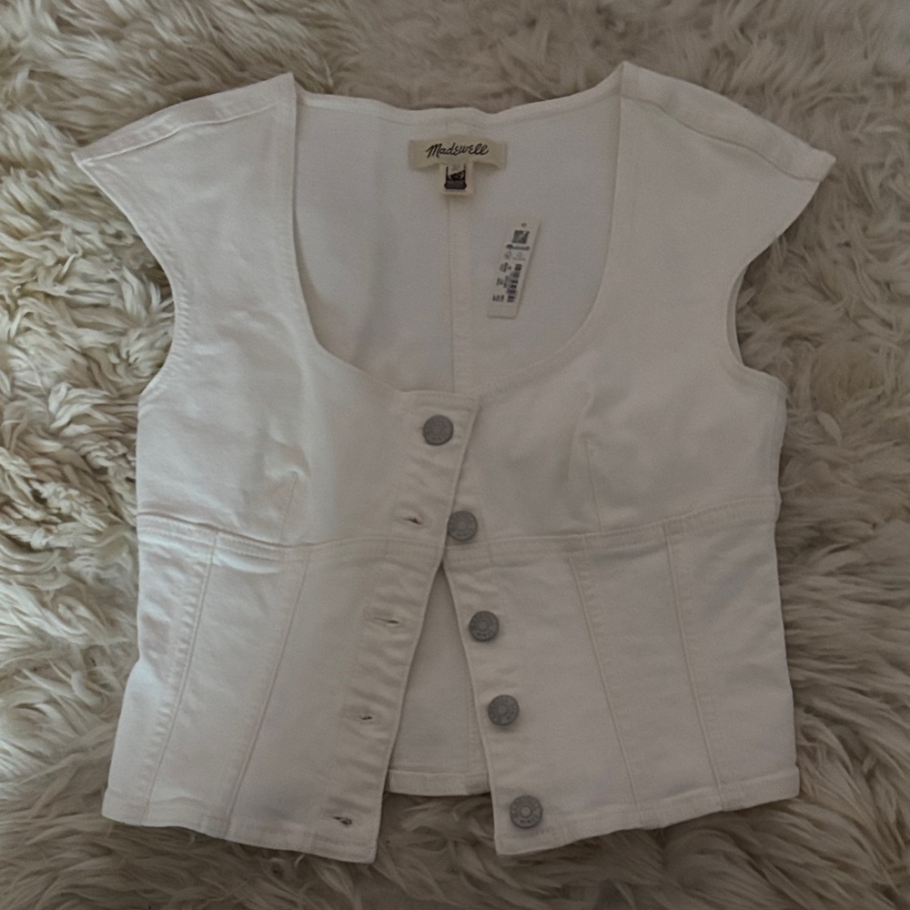 Madewell Button-Up Jean Women's Top